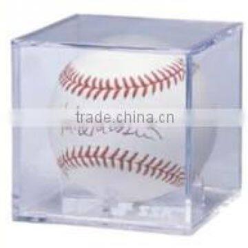 Clear with low price clear acrylic baseball display box