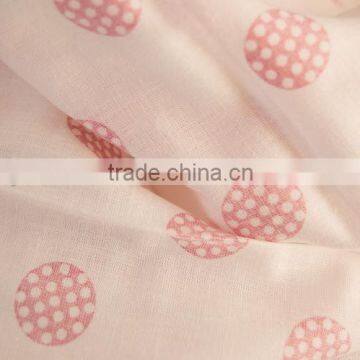 Viscose & linen dot yarn dyed fabric for fall and winter garment