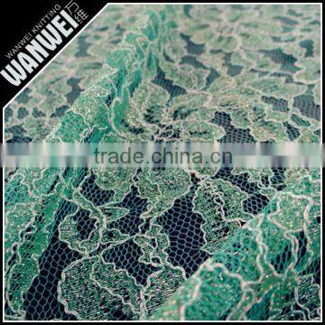 7 discount May new design high quality beautiful embroidered net lace with rhinestone for making wedding dress or cloth 3092