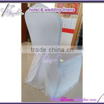 lycra chair covers with one back middle pleat for banquet chairs in wedding decorations