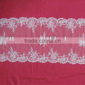 Guangzhou Soft White Wedding Runner With Beads Manufacture