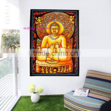 Lord Buddha Hippie Wall Hanging Tapestry Handmade Ethnic