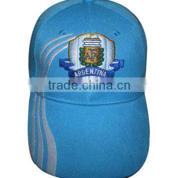 national flag embroidery football caps