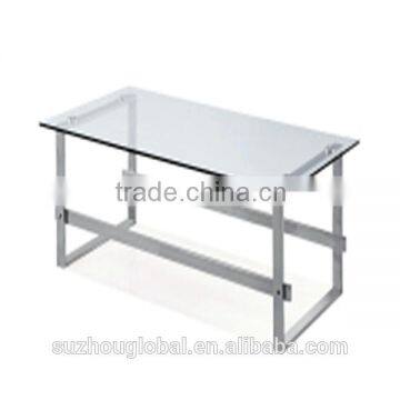 Small High Quality With Glass Meeting Desk Design Square Coffee Table