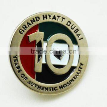 Customized shaped soft enamel lapel pins