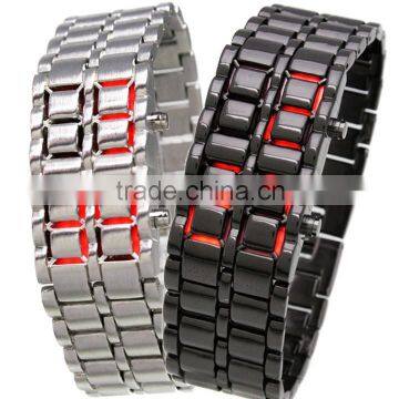 Lava Iron Samurai Watch Led Men Women Size Gun Silver Watches Watch Led photo-3