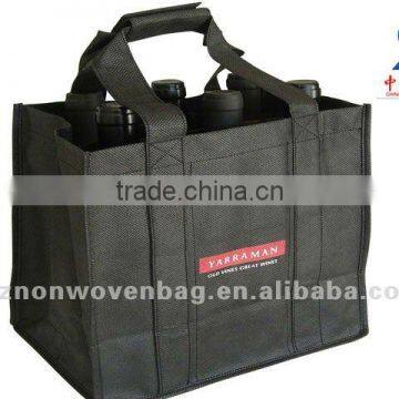 2014 biodegradable eco non woven fabric wine bag(HL-6079)