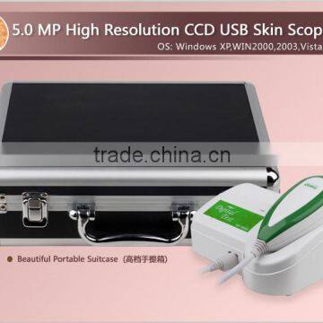 new products looking for distributor digital microscope 5.0 MP High Resolution CCD USB portable skin analyzer