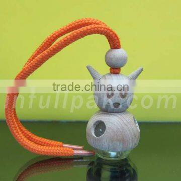 car perfume bottle with string