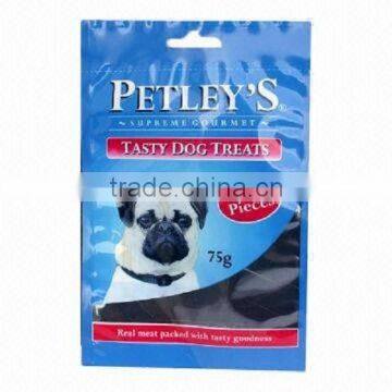 Durable plastic dog food packaging bag