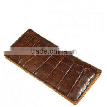 Crocodile leather wallet for women SWCRW-037