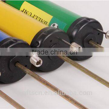 Effective hand operated football pump with dual action