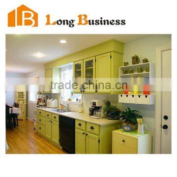 LB-JL1228 Modern Solid Wood Kitchen Cabinets with Interior Furniture custom Design