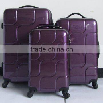 abs and pc travel trolley luggage set