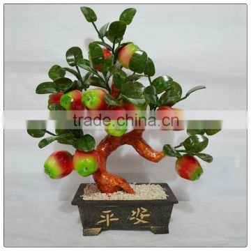 Jade 12 Piece Apple Tree ,natural stone tree ,holiday decoration money tree