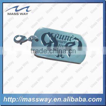 Promotional Wholesale Custom 3D Metal Dog Tag Pendant