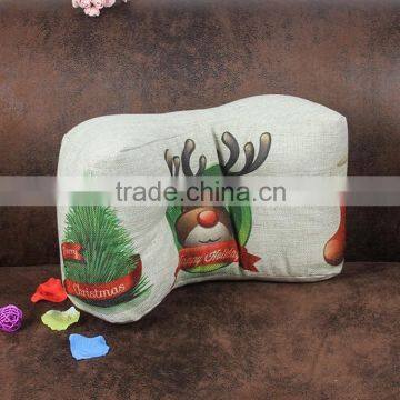 2015 New Cartoon Christmas Series Cute Milu Deer Waist Cushion Cover Car Pillow photo-2