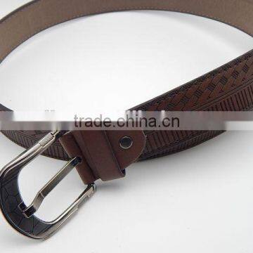 timing belt cow hide factory direct PU leather belt for men