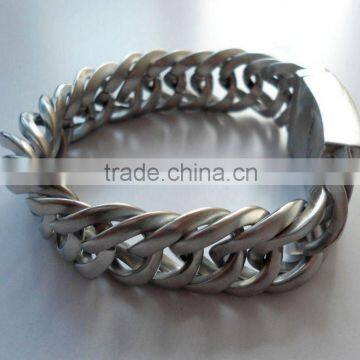 2012 hot sale good health 316L stainless steel jewelry brushed bracelets B601 (brushed)