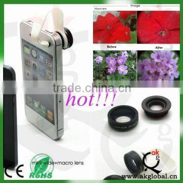 universal smartphone camera lens 0.67x wide angle macro mini lens