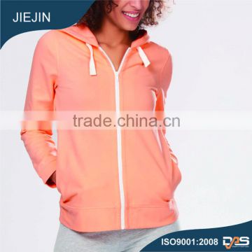 OEM design nylon/spandex dry fit customized yoga jacket