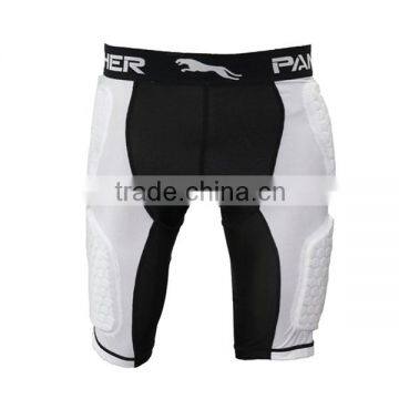 light weight dri fit padded shorts,American football compression padded shorts,men's lycra protection padded compression shorts