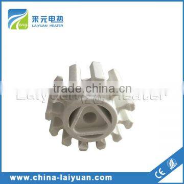 China Cheap New White Refractory Ceramic Parts For Element