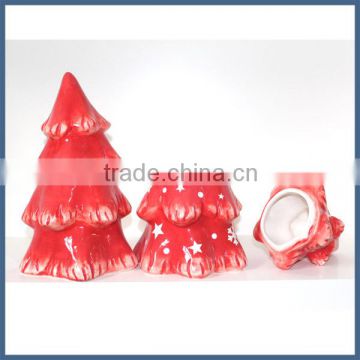 Christmas Decoration Supplies Ceramic Christmas Tree Shape Jar photo-5