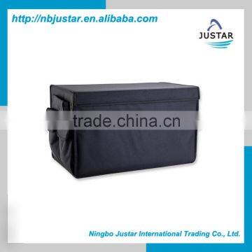 Fabric Plastic Sturdy Construction Folding Type Car Boot Storage Box Car Trunk Organizer Storage Box photo-2