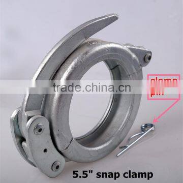 Concrete pump clamp 5.5'' snap clamp for Putzmeister pump