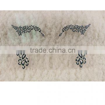 Water Transfer Cheetah Eye Tattoo Temporary Eye Tattoo Sticker