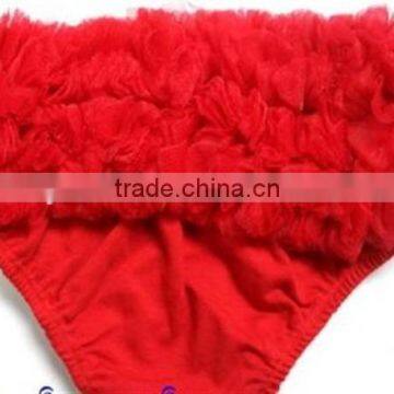 Latest Design Newborn Underwear Baby Comfortable Ruffle Bloomer photo-3