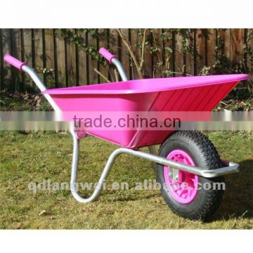 4 CU.FT aluminium garden Polypropylene tray wheelbarrow