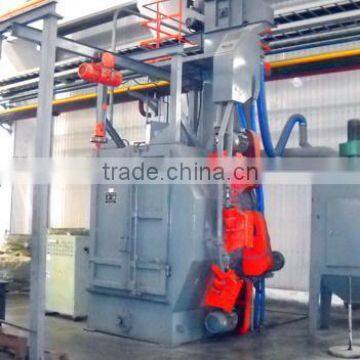 High efficiency Q378 double hook shot blasting machine