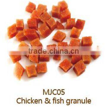 dry chicken and fish granule MJC05 O'cat myjian cats and pets snacks training treats