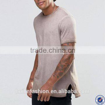 guangzhou wholesale t shirts short sleeve side splits blank t shirts                        
                                                                                Supplier's Choice