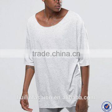 t shirt wholesale china short sleeve scoop neck oversized plain t shirt men