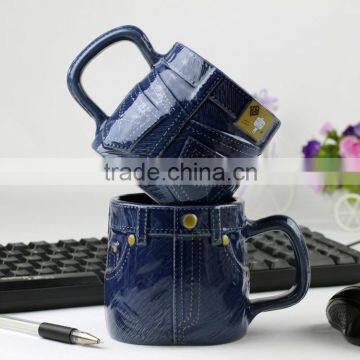 special design ceramic jean mug