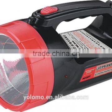 High brightness uper capacity led rechargeable searchlight search light