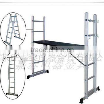 aluminium scaffolding ladder with handrail