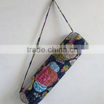 Blue Yoga Mat Bag Shoulder Bag Unisex Traditional Yoga Mat Bag Vintage Yoga Bag Unisex Bag Cross Body Bag
