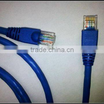 high quality blue cat6e utp lan jump cable