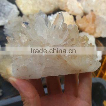 100% Natural Small Clear Crystal Cluster Clear Crystal Geode Cluster for Sale