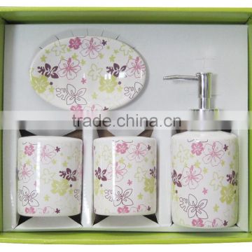 Eco-Friendly ceramic bathroom accessories set