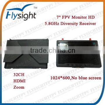 524 Flysight RC801 5.8GHz 7 inch Monitor HDMI with Zoom Function for RC Helicopter Hobbies