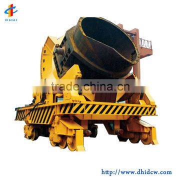 Tilting-type Desulfurizing(Dephosphorizing)Molten Iron Ladle Car