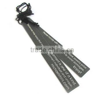 Black Ground Silk Screen Print Paper Card Hangtag