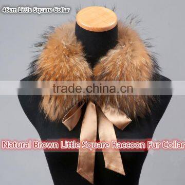 Hot Selling Raccoon Fur Collar for Women's Clothes