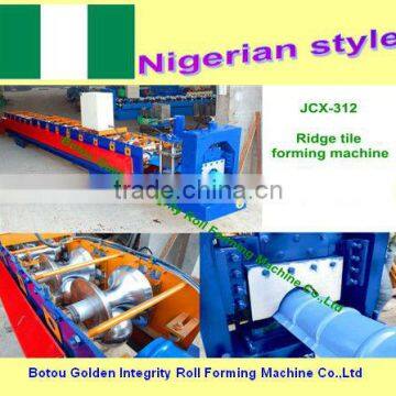 312 ridge cap tile roll forming machine