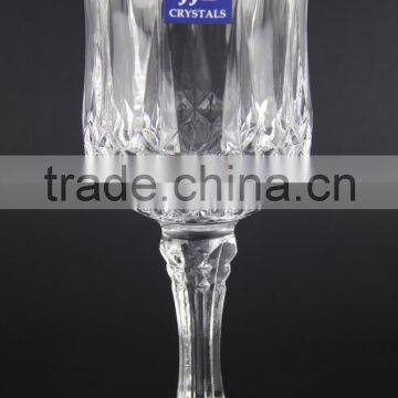 JJL CRYSTAL PRESSED TUMBLER JJL-3203 WATER TUMBLER MILK TEA COFFEE CUP DRINKING GLASS JUICE HIGH QUALITY